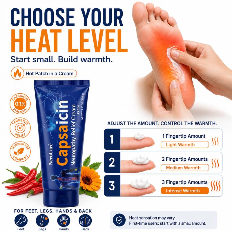 Capsaicin Cream for Nerve Pain & Neuropathy