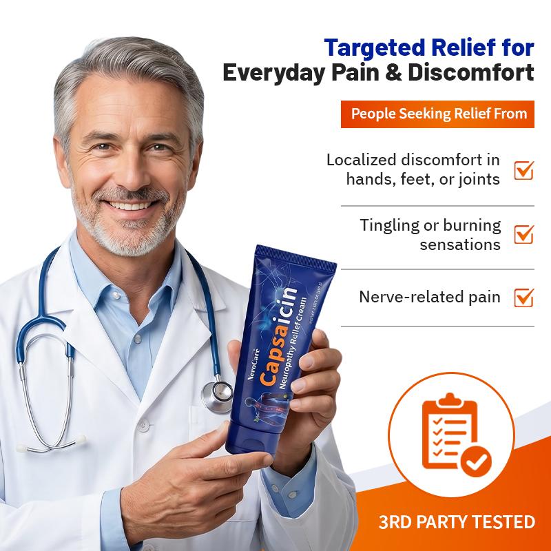 Capsaicin Cream for Nerve Pain & Neuropathy
