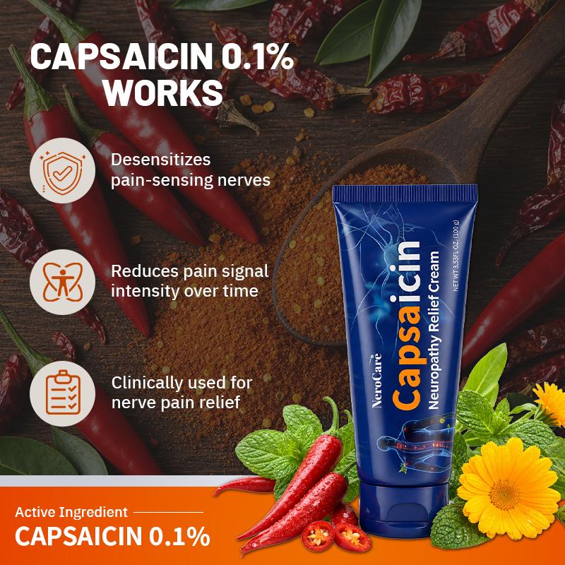 Capsaicin Cream for Nerve Pain & Neuropathy