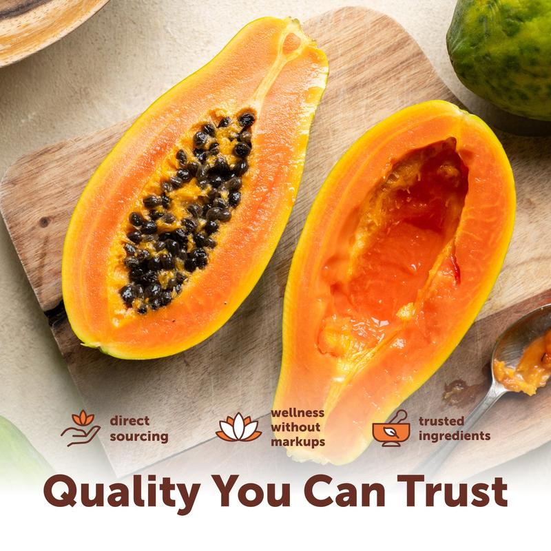 Maximum potency organic papaya