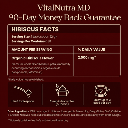 Hibiscus — Lower Your Blood Pressure Naturally, Backed by 100+ Clinical Studies