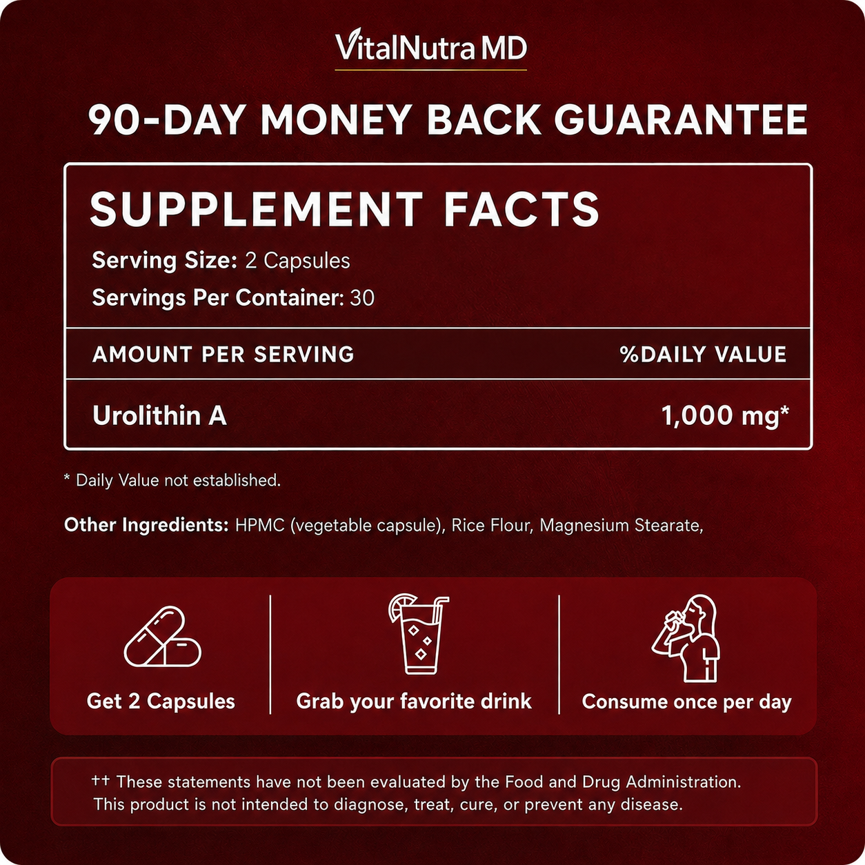 New Maximum Potency Formula- Urolithin A