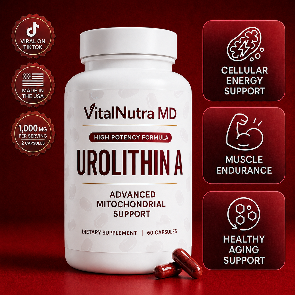 New Maximum Potency Formula- Urolithin A