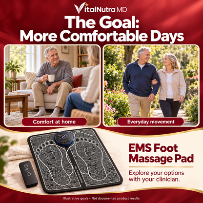 Ems Foot Massager for Relaxation and Pain Relief