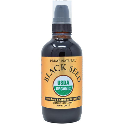 Organic Black Seed Oil 4oz - USDA Certified - High Thymoquinone, Turkish Origin